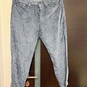Rag & Bone Slate Blue slate corduroy pants Sz 31